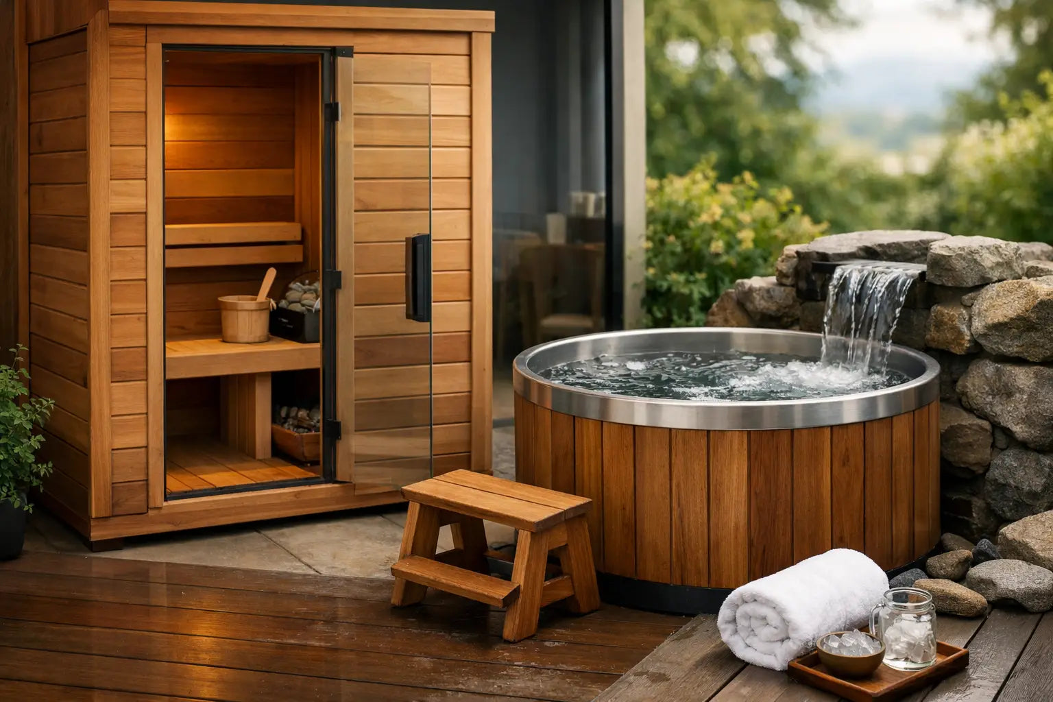 Sauna and Cold Plunge Guide for Home Wellness