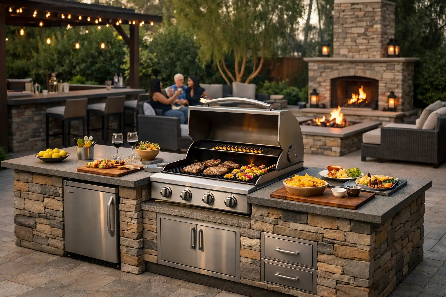10 Built In Grill Island Ideas That Entertain Well