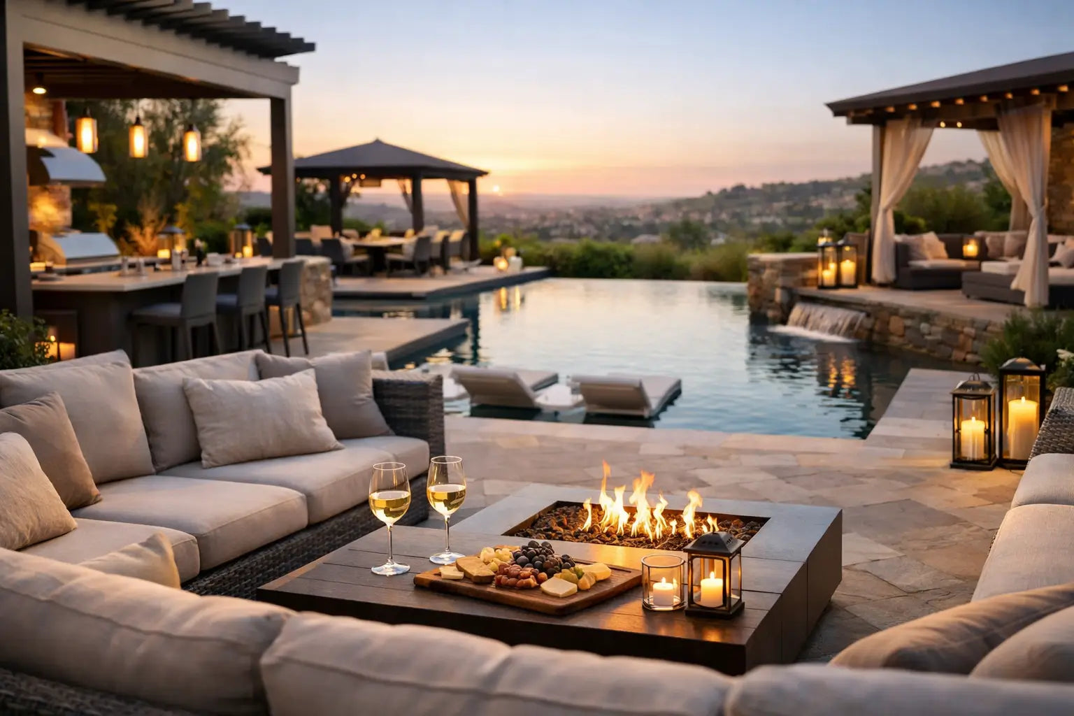 Luxury Outdoor Entertaining Areas That Host Well