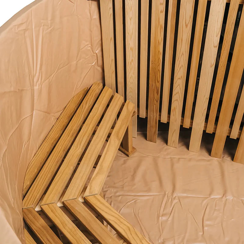 Canadian Red Cedar Barrel Style 4-person Wood-Burning Hot Tub DIY