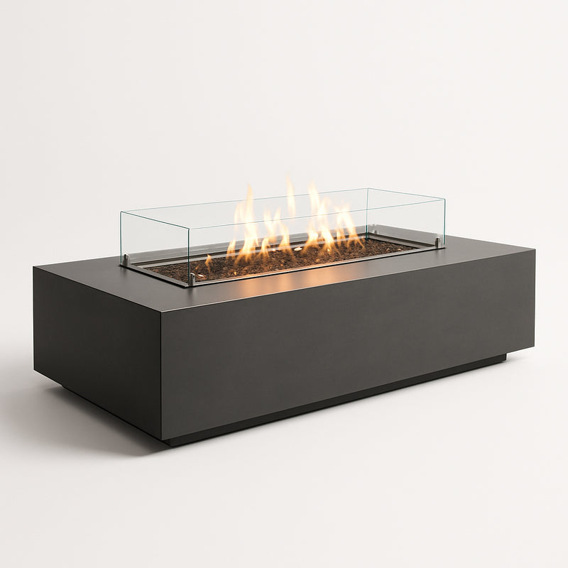 FerroFlame Monolith 60 Rectangular Fire Table