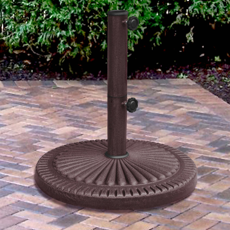 All-Weather Outdoor Resin Umbrella Base, available in 31-lb or 66-lb