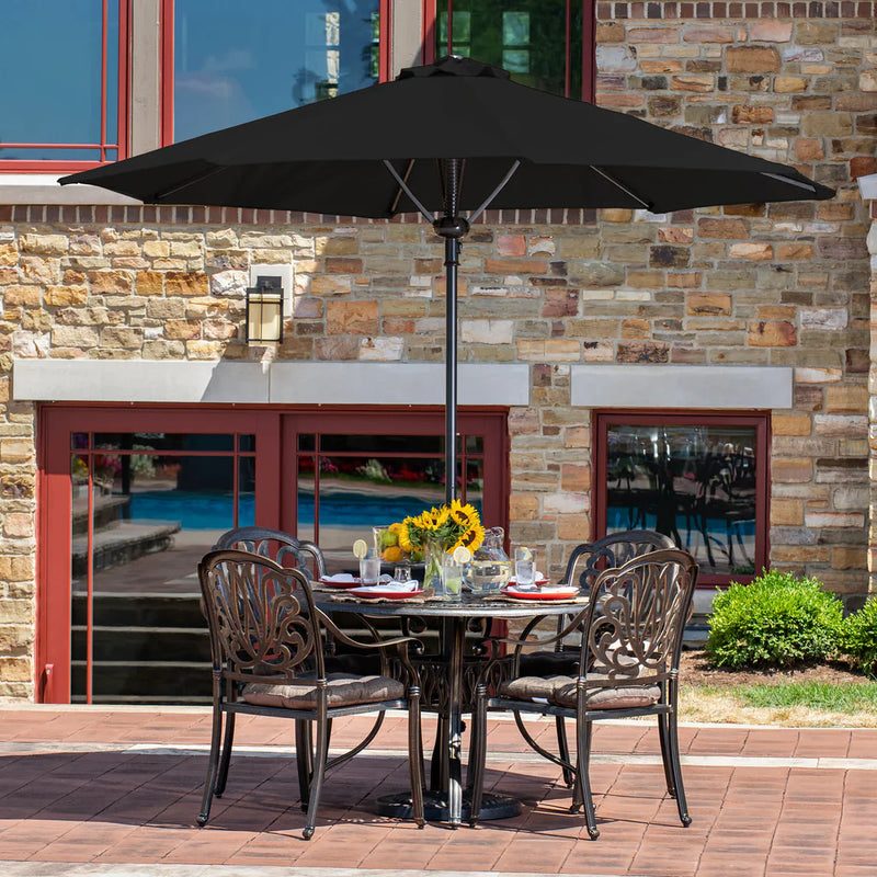 Cabo 9-ft Spring-Up Octagonal Market Umbrella - Breez-Tex