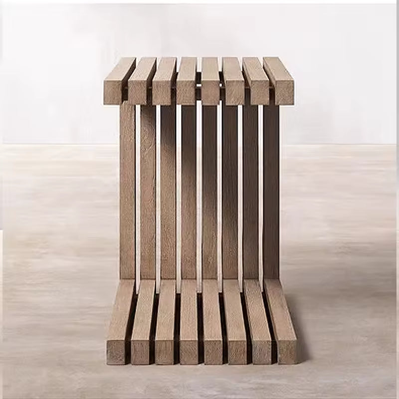 Modern Luxury Teak Wood Outdoor Sofa Set with Waterproof Cushions