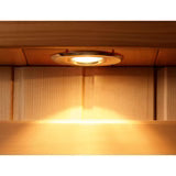 Sante Fe Sauna 3-Person Hemlock Corner Infrared Sauna by HeatWave