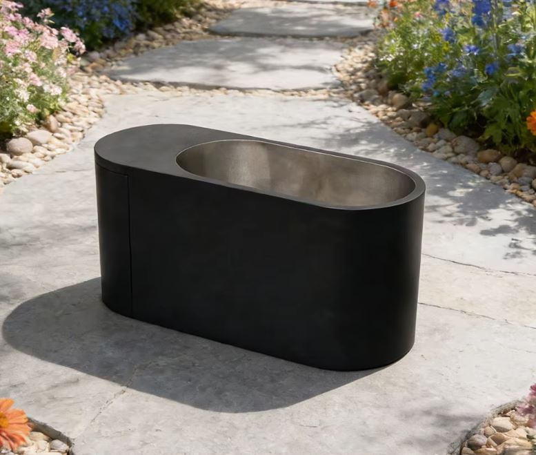 Luxury Stainless Steel Cold Plunge Bath with Chiller and Filter