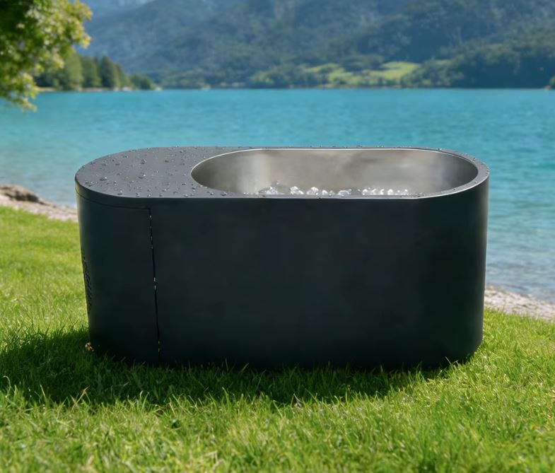 Luxury Stainless Steel Cold Plunge Bath with Chiller and Filter