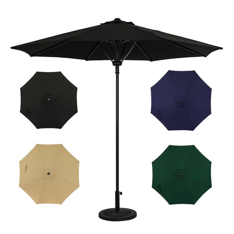 Cabo 9-ft Spring-Up Octagonal Market Umbrella - Breez-Tex