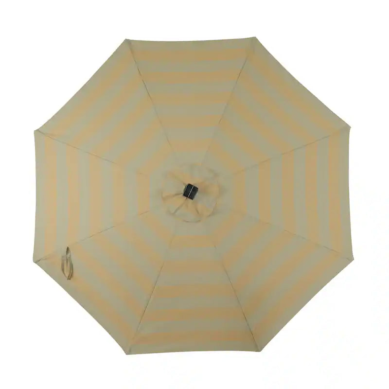 Calypso Fiesta 11-ft Octagonal Market Umbrella with Solar LED Lights - Breez-Tex