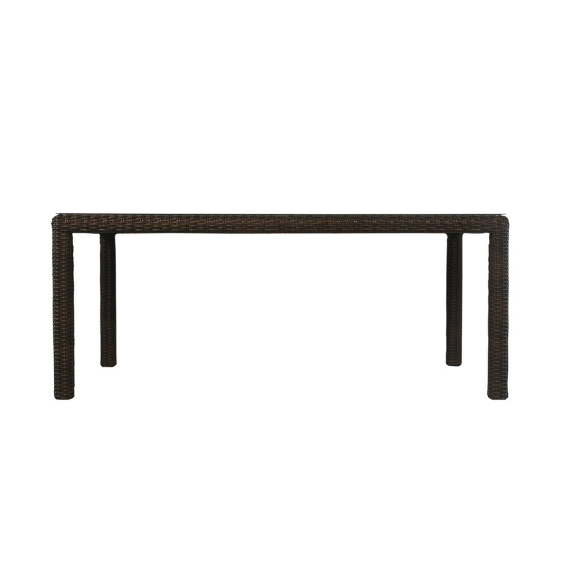 Lloyd Flanders® Mesa 72" Dining Table with 6 Armless Dining Chairs in Pecan