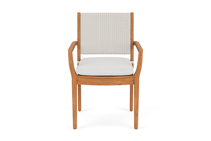 Perfectly Suites Loom Back Teak Dining Armchair