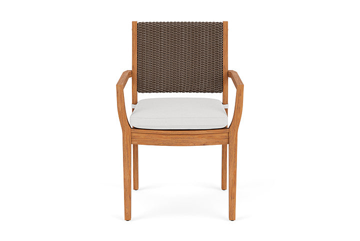Perfectly Suites Loom Back Teak Dining Armchair