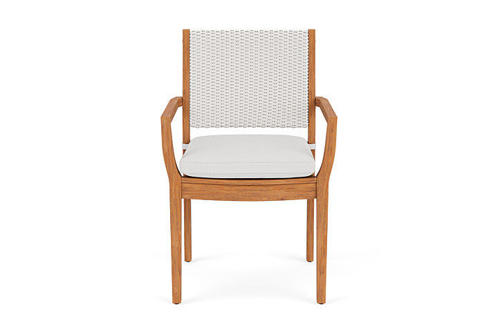 Perfectly Suites Loom Back Teak Dining Armchair