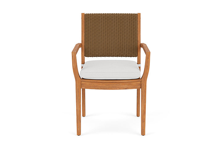 Perfectly Suites Loom Back Teak Dining Armchair
