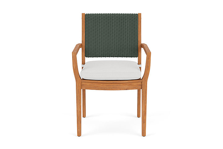Perfectly Suites Loom Back Teak Dining Armchair