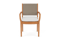 Perfectly Suites Loom Back Teak Dining Armchair