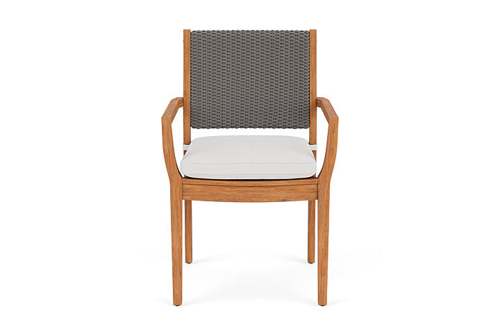 Perfectly Suites Loom Back Teak Dining Armchair