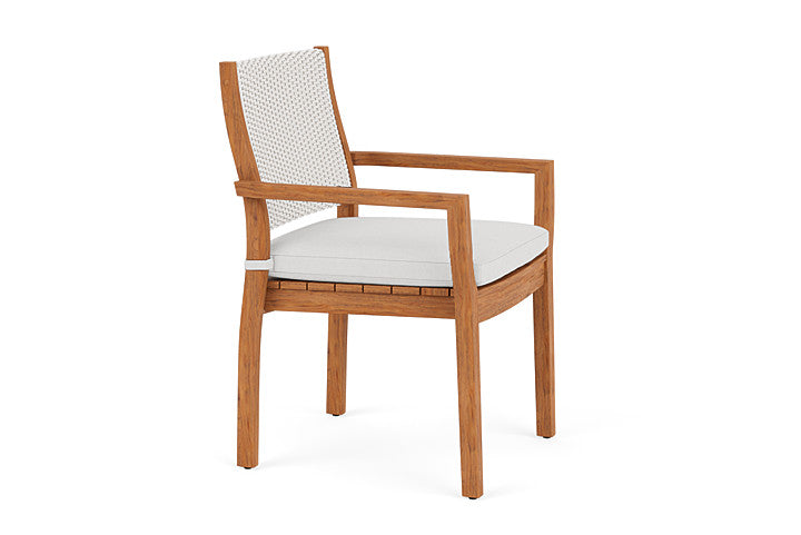 Perfectly Suites Loom Back Teak Dining Armchair