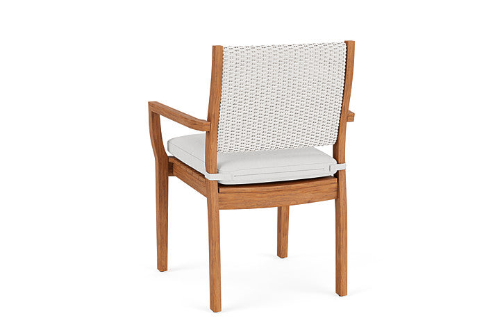 Perfectly Suites Loom Back Teak Dining Armchair