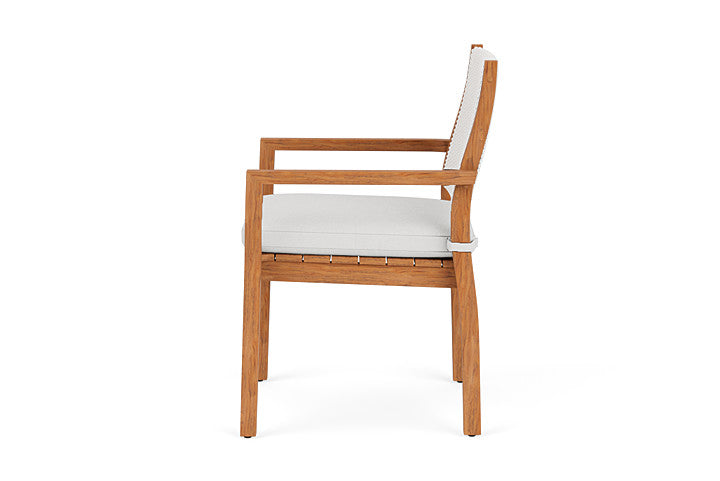 Perfectly Suites Loom Back Teak Dining Armchair