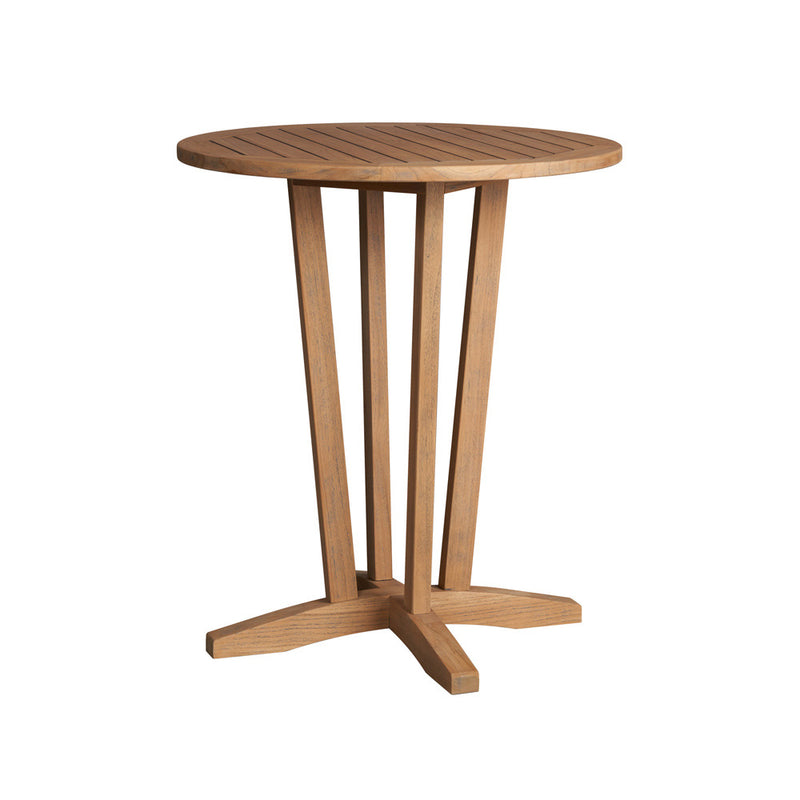 Lloyd Flanders Teak 30" Round Tables
